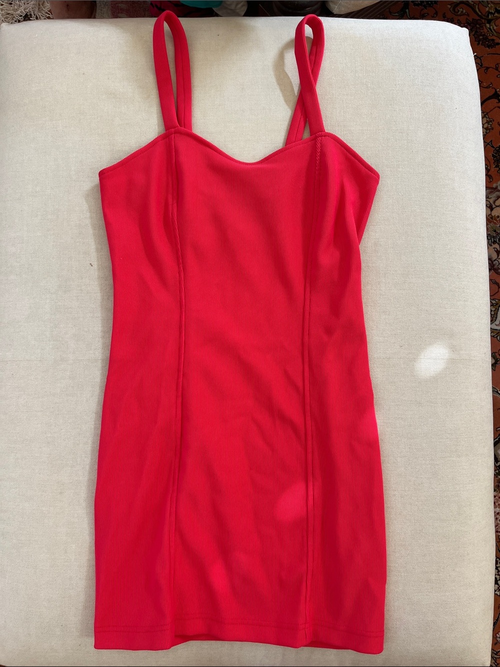 Forever 21 Red Strappy Bodycon Mini Dress